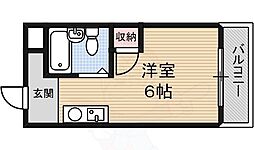 プリマベーラ堺東 ワンルームの間取図画像
