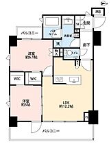 クリオラベルヴィ錦糸町 4F ｜ 東京都墨田区緑４丁目22-6（賃貸マンション2LDK・4階・55.24㎡） その1