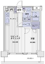 エスティメゾン大島 1311 ｜ 東京都江東区大島５丁目32-5（賃貸マンション1LDK・13階・44.56㎡） その2