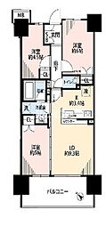 東京ミッドベイ勝どき 3LDKの間取図画像