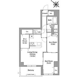コンフォリア・リヴ豊洲キャナル 3LDKの間取図画像