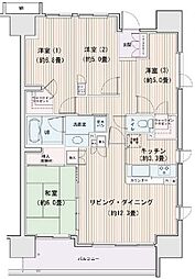 エスティメゾン豊洲レジデンスA棟 4LDKの間取図画像