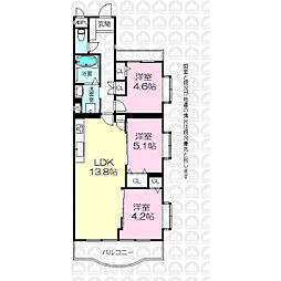 間取図画像 3LDK
