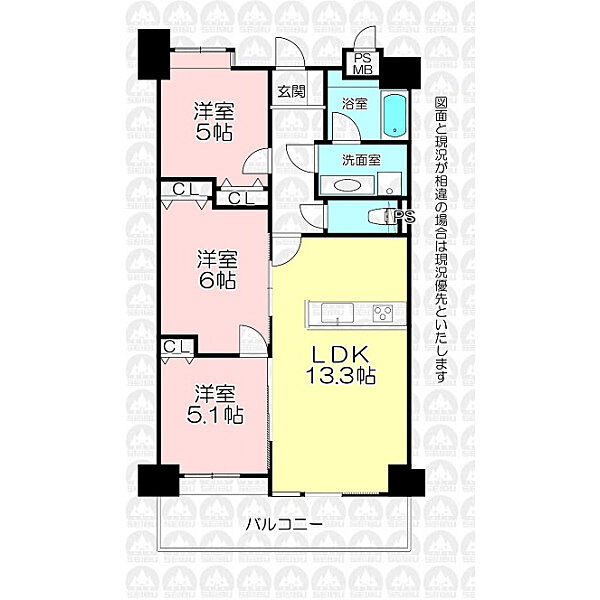 間取りを拡大表示