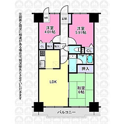 間取図画像 3LDK