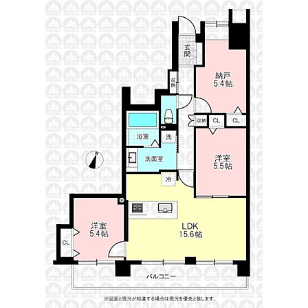 2SLDK 間取り