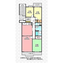 間取図画像 3LDK