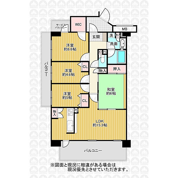 間取りを拡大表示
