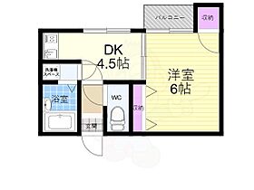 京都府京都市右京区太秦開日町（賃貸マンション1DK・3階・26.10㎡） その2