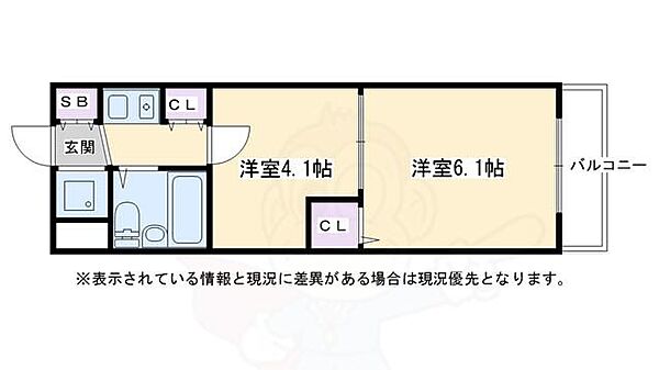 ライオンズマンション鴨川北 ｜京都府京都市左京区高野蓼原町(賃貸マンション2K・2階・25.62㎡)の写真 その2