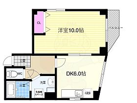 京都府京都市右京区西院東今田町（賃貸マンション1DK・2階・35.00㎡） その2