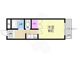 京都府京都市左京区北白川瀬ノ内町（賃貸マンション1K・1階・22.00㎡） その2