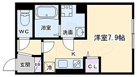 京都府京都市右京区龍安寺斎宮町（賃貸アパート1R・2階・23.73㎡） その2