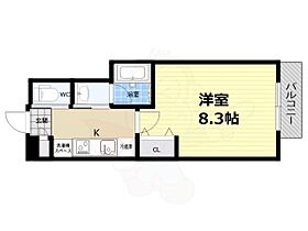 京都府京都市中京区聚楽廻南町（賃貸マンション1K・3階・26.12㎡） その2