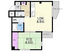 パラドール東山  ｜ 京都府京都市東山区五条橋東４丁目（賃貸マンション1LDK・1階・40.00㎡） その2