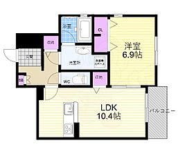 仮称）山ノ内宮前町PJ  ｜ 京都府京都市右京区山ノ内宮前町（賃貸アパート1LDK・1階・45.46㎡） その2