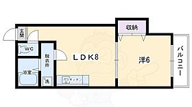 京都府京都市南区唐橋川久保町（賃貸マンション1LDK・2階・30.20㎡） その2