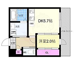 京都府京都市上京区浄福寺通中立売上る新桝屋町（賃貸マンション1DK・3階・24.96㎡） その2