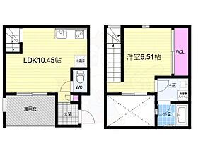 京都府京都市下京区鍵屋町通新町東入蛭子町（賃貸アパート1LDK・1階・43.06㎡） その2