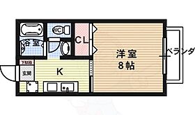 京都府京都市左京区松ケ崎久土町（賃貸アパート1K・1階・27.10㎡） その2