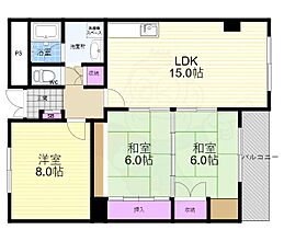 京都府京都市右京区常盤下田町（賃貸マンション3LDK・4階・82.88㎡） その2