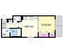 京都府京都市南区西九条横町（賃貸マンション1DK・5階・34.29㎡） その2