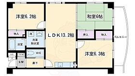 京都府京都市右京区西京極郡町（賃貸マンション3LDK・2階・68.13㎡） その2