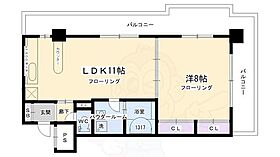 京都府京都市下京区猪熊通綾小路上る松本町（賃貸マンション1LDK・8階・42.17㎡） その2