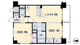 京都府京都市南区西九条蔵王町56番（賃貸マンション2LDK・2階・43.21㎡） その2