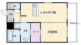 マジェスティ サザン2  ｜ 京都府京都市伏見区中島外山町（賃貸アパート1LDK・1階・45.05㎡） その2