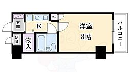 ライオンズマンション京都西陣 1Kの間取図画像