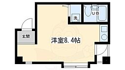 グランドパレス堀川 ワンルームの間取図画像