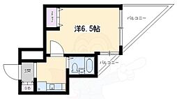 エスリード京都駅前 1Kの間取図画像
