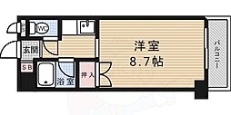 VIP羅城門 1Kの間取図画像