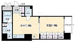 イーグルコート烏丸御池ルミエ 1DKの間取図画像