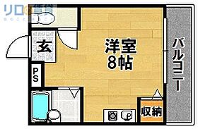 大阪府吹田市岸部南1丁目（賃貸マンション1R・4階・18.20㎡） その2