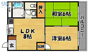 大阪府大阪市東淀川区豊新2丁目（賃貸マンション2LDK・3階・43.00㎡） その2