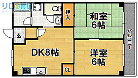 大阪府大阪市東淀川区豊里6丁目（賃貸マンション2LDK・2階・45.00㎡） その2