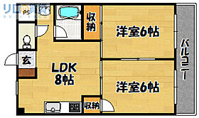 大阪府大阪市東淀川区豊新3丁目（賃貸マンション2LDK・5階・40.81㎡） その2