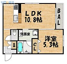 大阪府大阪市東淀川区淡路1丁目（賃貸マンション1LDK・3階・40.00㎡） その2