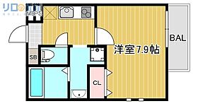 大阪府大阪市東淀川区豊里4丁目（賃貸アパート1K・3階・27.09㎡） その2