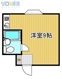 コスモハウス瑞光 ワンルームの間取図画像
