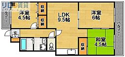 メゾン・ド・ボヌール 3LDKの間取図画像