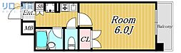 エスリード新大阪第8 1Kの間取図画像