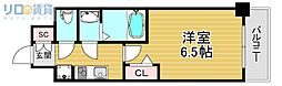 大阪市東淀川区淡路2丁目マンション 1Kの間取図画像