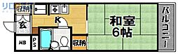 ハイツ篠崎 1Kの間取図画像