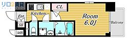エスリード新大阪ラヴァーグ 1Kの間取図画像