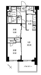 ザ・ケンジントン・レジデンスときわ台 2LDKの間取図画像