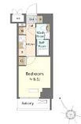 ＳＨＯＫＥＮ　Ｒｅｓｉｄｅｎｃｅ横浜鶴見V 1001 10階1Kの間取り