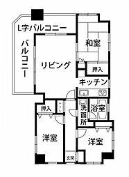 ネオマイムステーションスクエア 3LDKの間取図画像